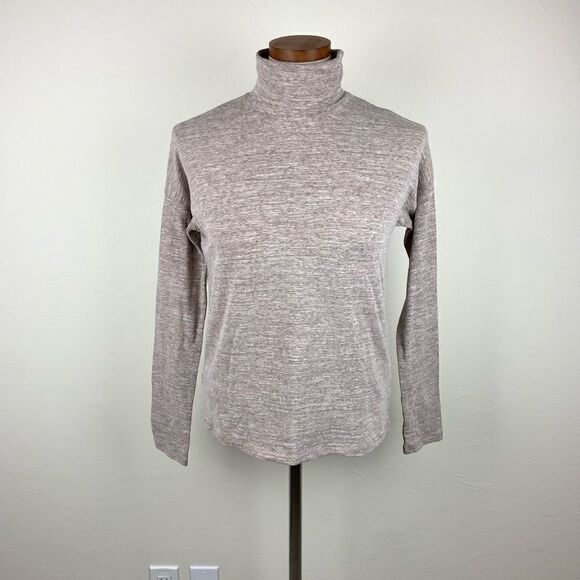 Madewell Boxy Turtleneck - Rustic Brown - Picture 1 of 6